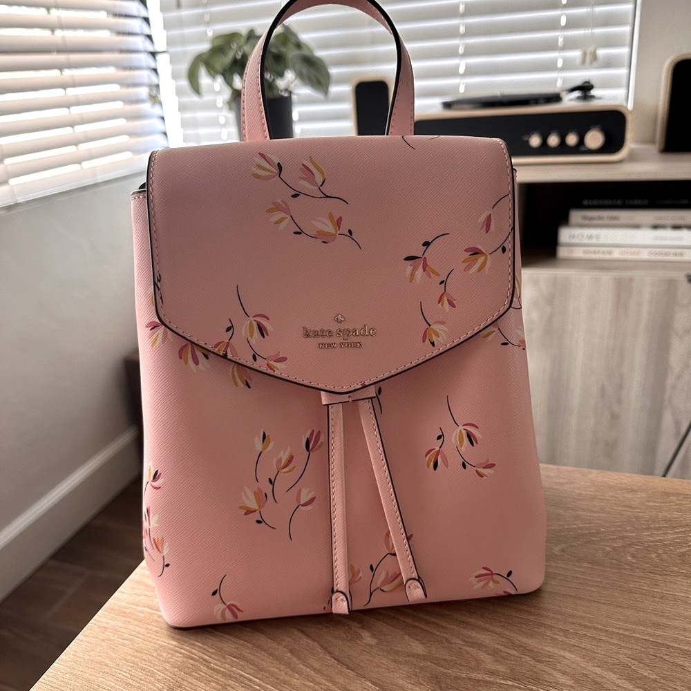 Kate Spade Pink Floral Women's Backpack